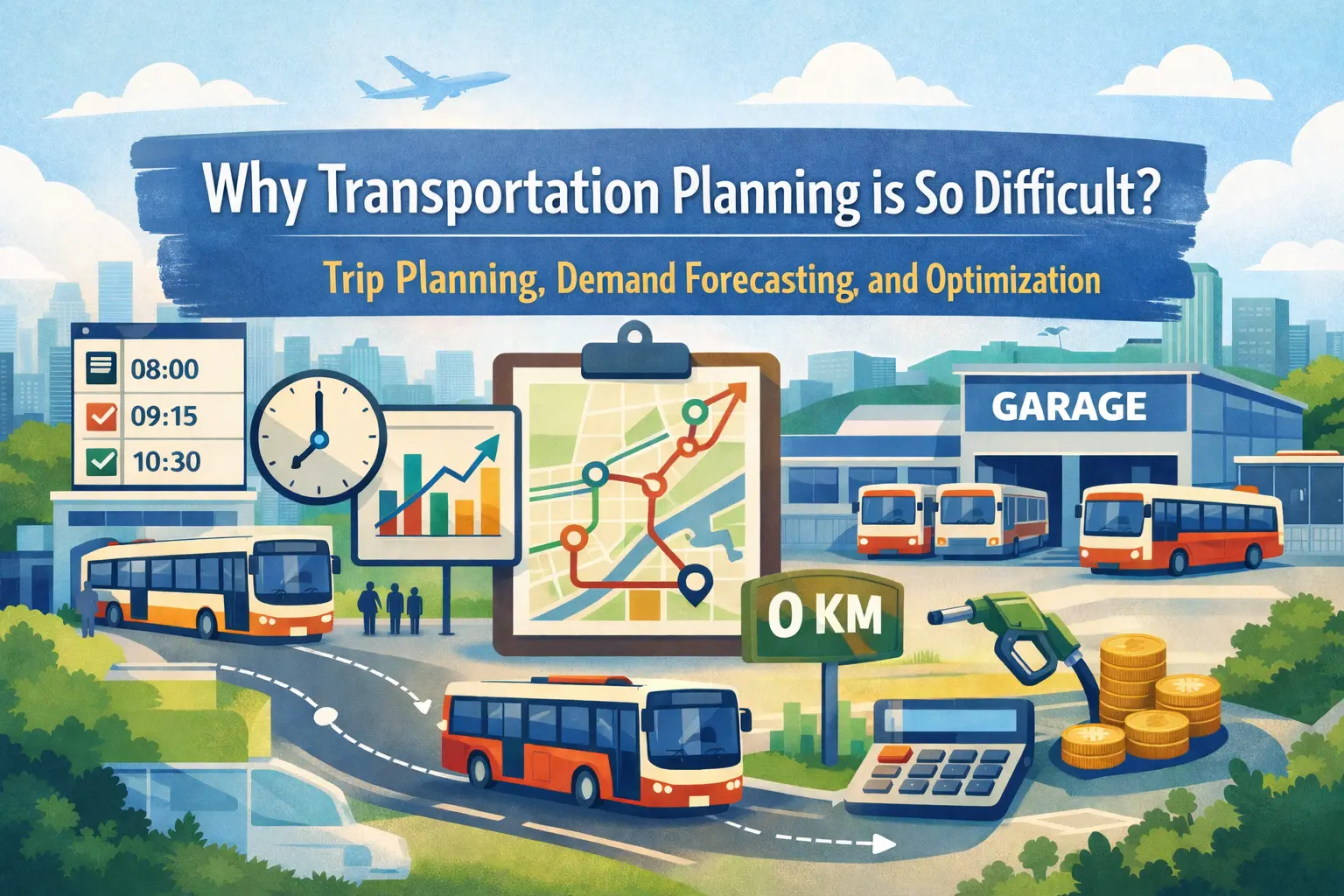 Why Is Transportation Planning Hard? Trip Planning, Demand Forecasting and Optimization