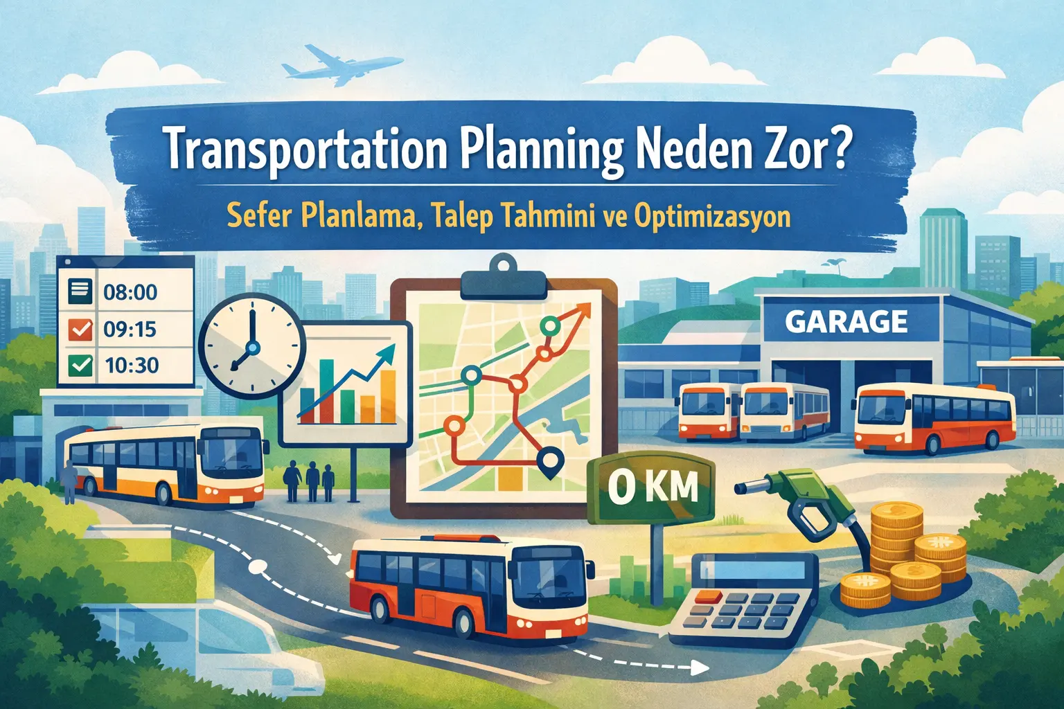 Ulaşım Planlaması Neden Zor? Sefer Planlama, Talep Tahmini ve Optimizasyon